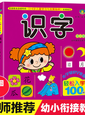 轻松入学识字书学前认字书