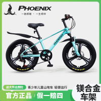 鳳凰兒童自行車6-12歲青少年中大童女孩男孩鎂合金山地變速單車