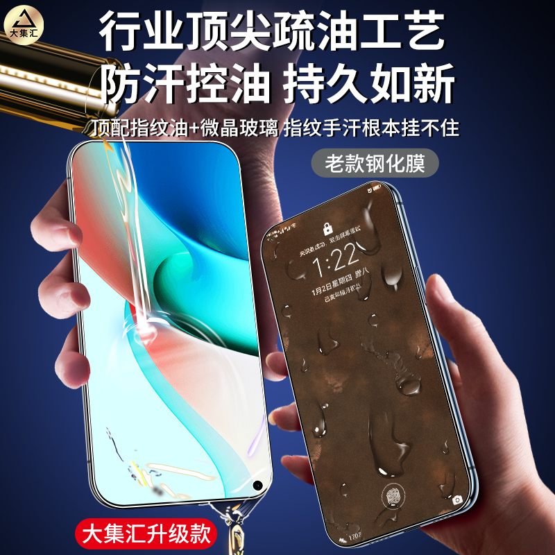 适用红米note9钢化膜note9pro手机膜小米noto95g保护94g防窥屏5g