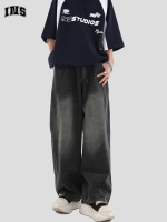 INSstudios美式渐变水洗牛仔裤