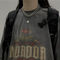 Трендовая брендовая цепочка в стиле хип-хоп, ожерелье подходит для мужчин и женщин, аксессуар, популярно в интернете