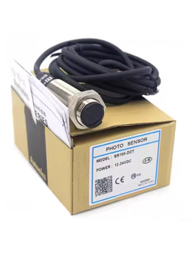 m18漫反射型光电开关BR100-DDT BR400-DDT 四线npn一开一闭12v24v