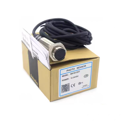 漫反射型光电开关BRP100-DDT-P BR400-P四线pnp一开一闭12v24v