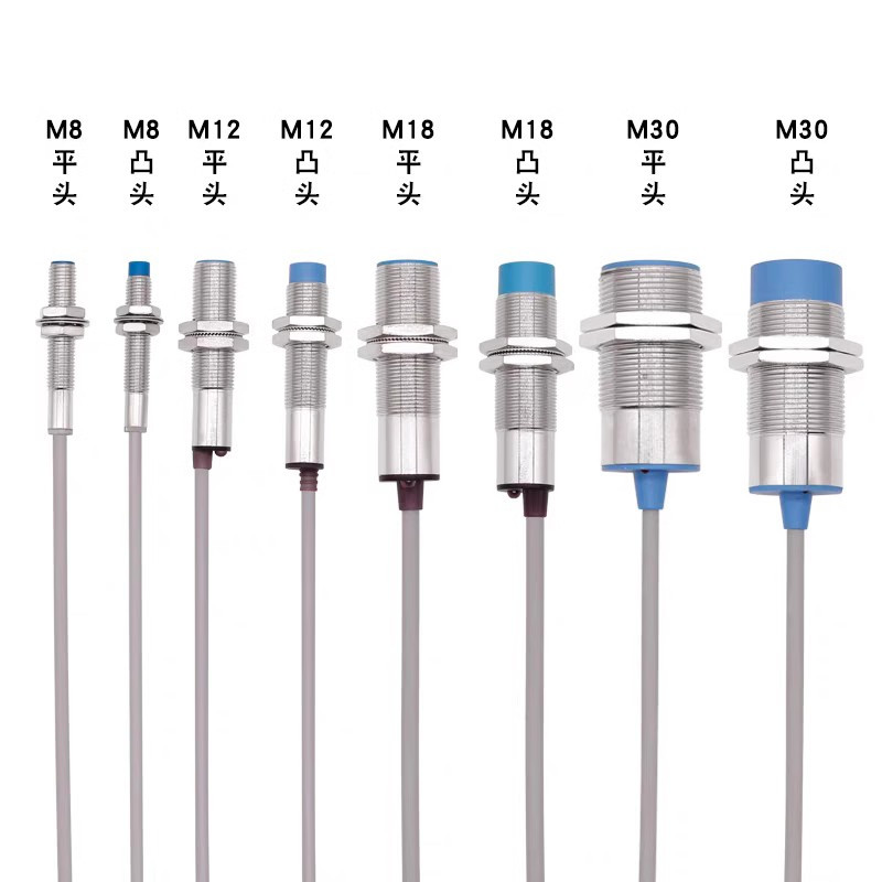 J3-GM18-X16N2-DG三线NPN常闭电感式接近开关12v24远距离感应16MM