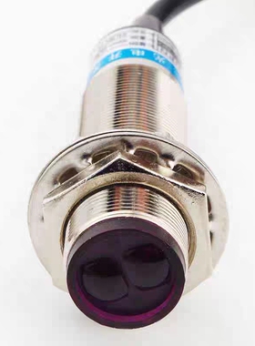 屏蔽抗变频器干扰光电开关KGR18-D30KP三线PnP直流12v24v常开30cm