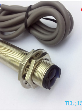 镜面反射光电开关E3F-R2NK Y1 N2 PK常开 M18反光板 2米NPN/PNP