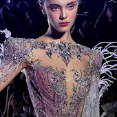 鱼尾新娘结婚婚纱礼服重工彩色小拖尾 2025新款 华尔兹少女 修身