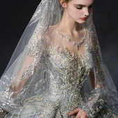 2025新款 卡弗尔梦境 新娘结婚婚纱大气宫廷公主裙大拖尾女嫁衣