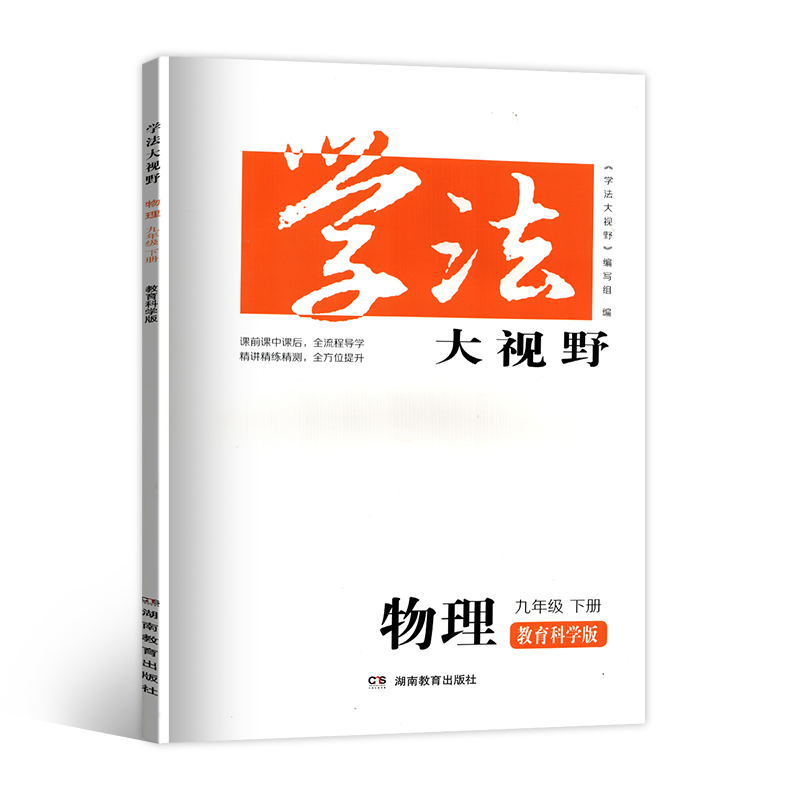全新正版 2025版学法大视野 物理 初中 九年级下册 教育科学版 湖南教育出版社2023年11月10次印刷教科班九年级下物理