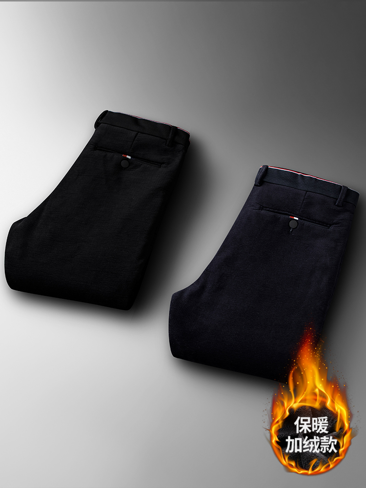 断码清仓秋冬季灯芯绒男裤居然还得以这么潮。小直筒加绒款穿出高级感