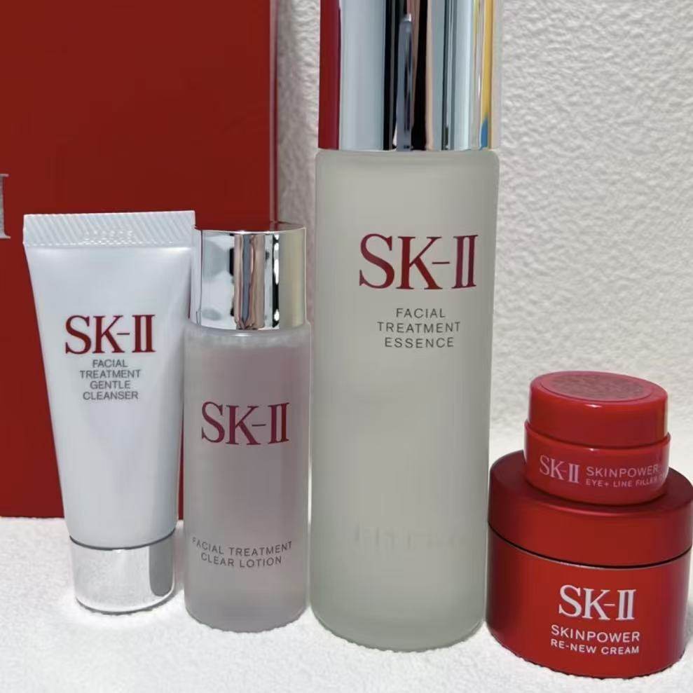 【新七夕】【五件套】神仙水清莹露面霜眼霜洁面礼盒礼袋送礼,美容护肤/美体/精油,面部护理套装,淘宝优惠券,粉丝福利购,淘宝优惠卷