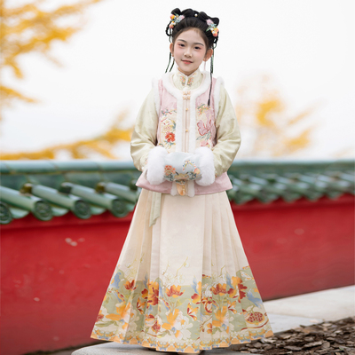 洛竹原创秋冬日常明制冬款汉服女