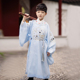 2026新款 白鹤洛竹原创儿童汉服男童初春款 明制圆领袍古风帅气古装