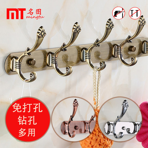 不锈钢试衣间挂钩打孔墙壁
