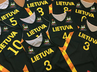 [团队定制]篮球服立陶宛男篮球衣