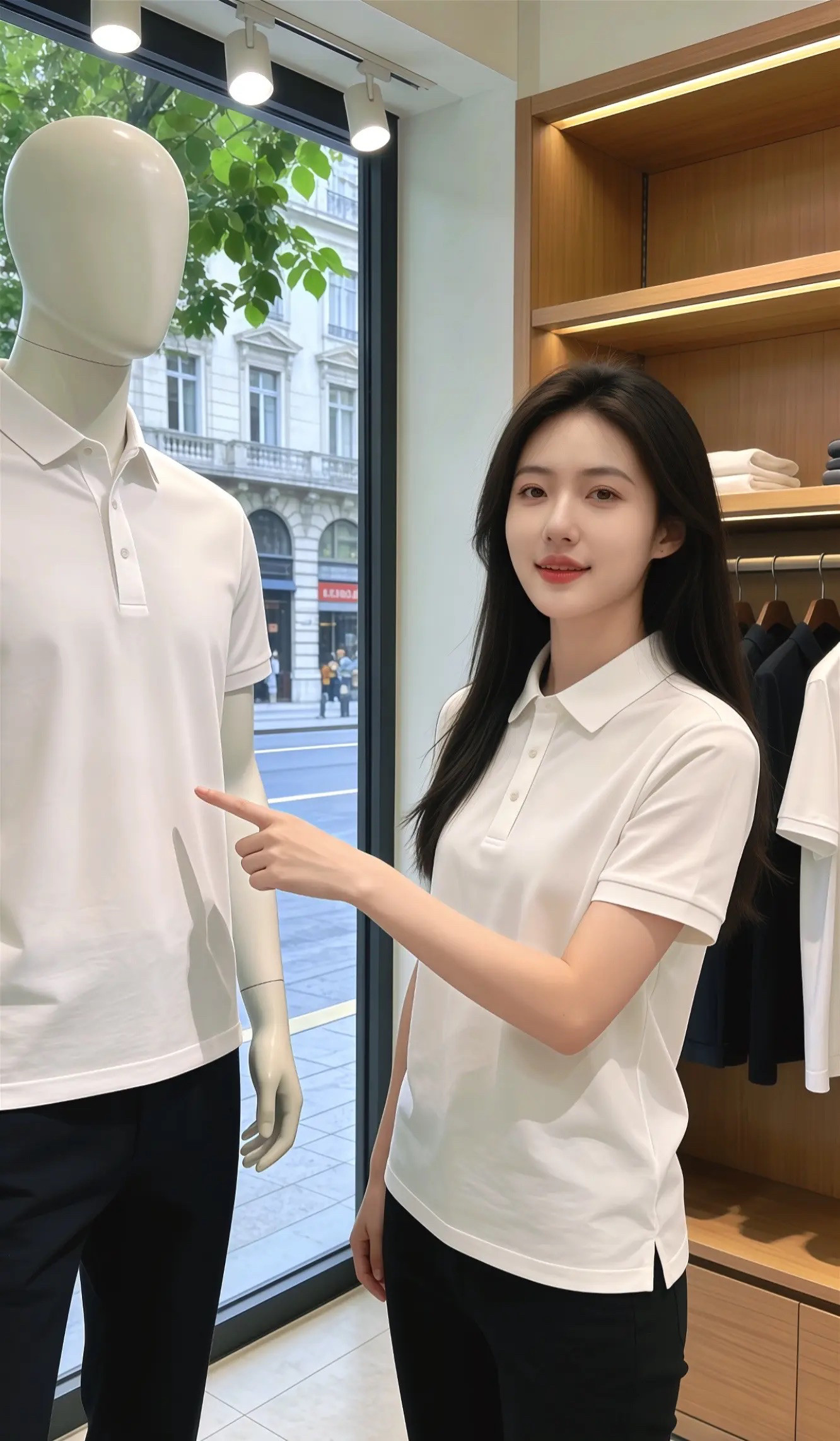 夏季新款女装短袖polo衫广告POLO衫
