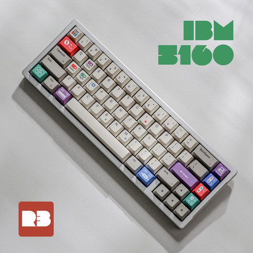 IBM5160复古键帽PBT热升华
