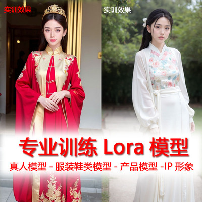 AI智能绘画真人产品Lora代训练高效快速出flux模型写实风格