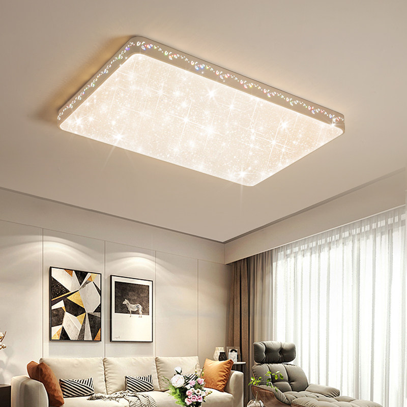 客厅灯简约现代大气家用led吸顶长方形2024新款灯饰个性创意灯具,家装灯饰光源,客厅吸顶灯,淘宝优惠券,粉丝福利购,淘宝优惠卷