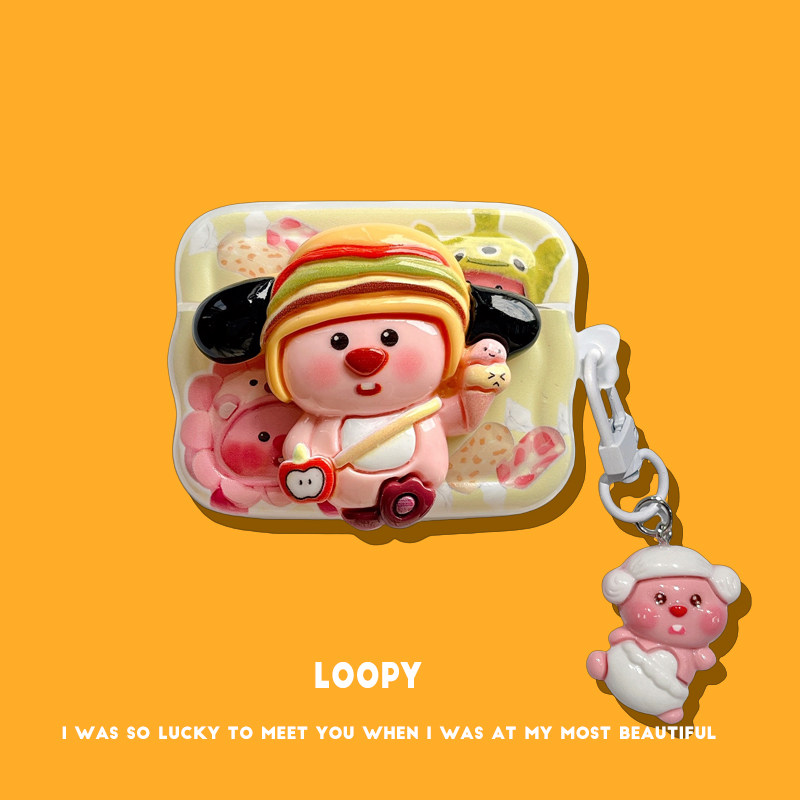 适用于apple/苹果AirPods4代卡通耳机壳露比AirPo