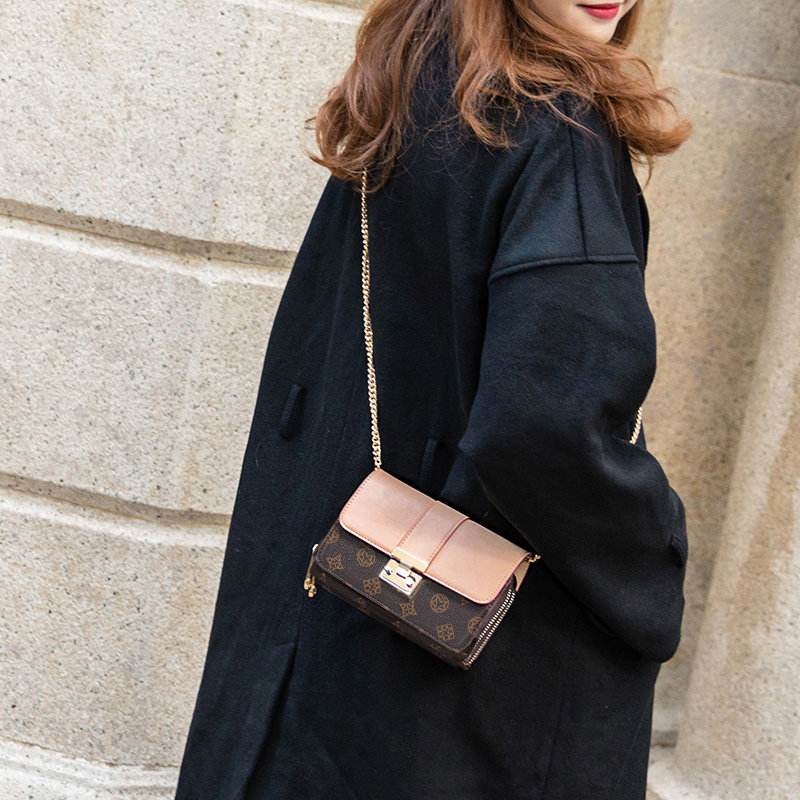 ZYA包包2020新款百搭时尚夏天单肩斜挎包夏季链条小方迷你女包小