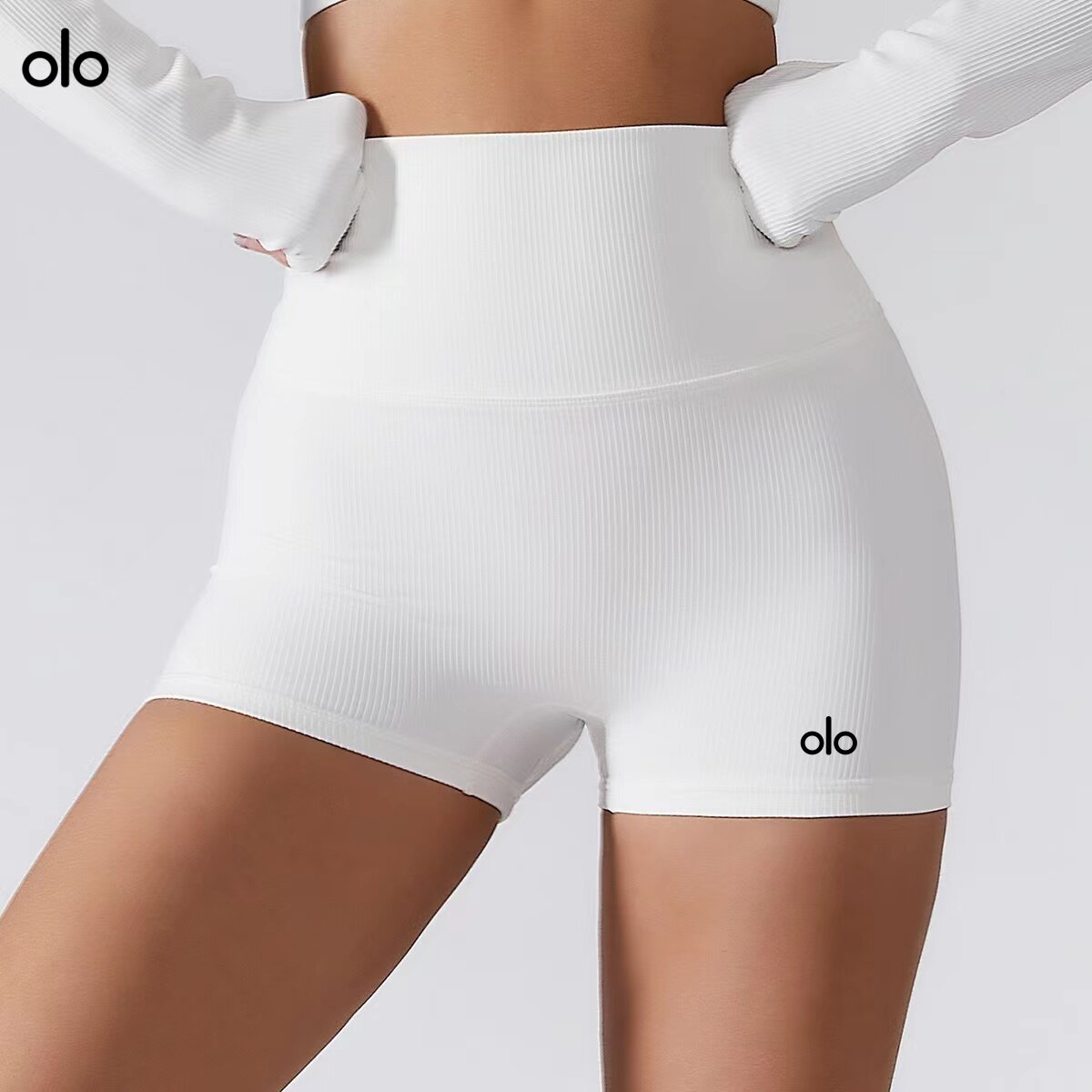 瑜伽短裤运动跑步健身裤女款高腰修身提臀紧身裤速干三分裤打底裤