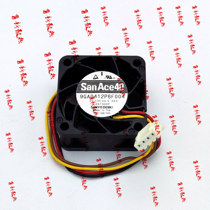 三洋 4CM4020四线风扇静音 9GA0412P6G014/ 9GA0412P6F004 12V