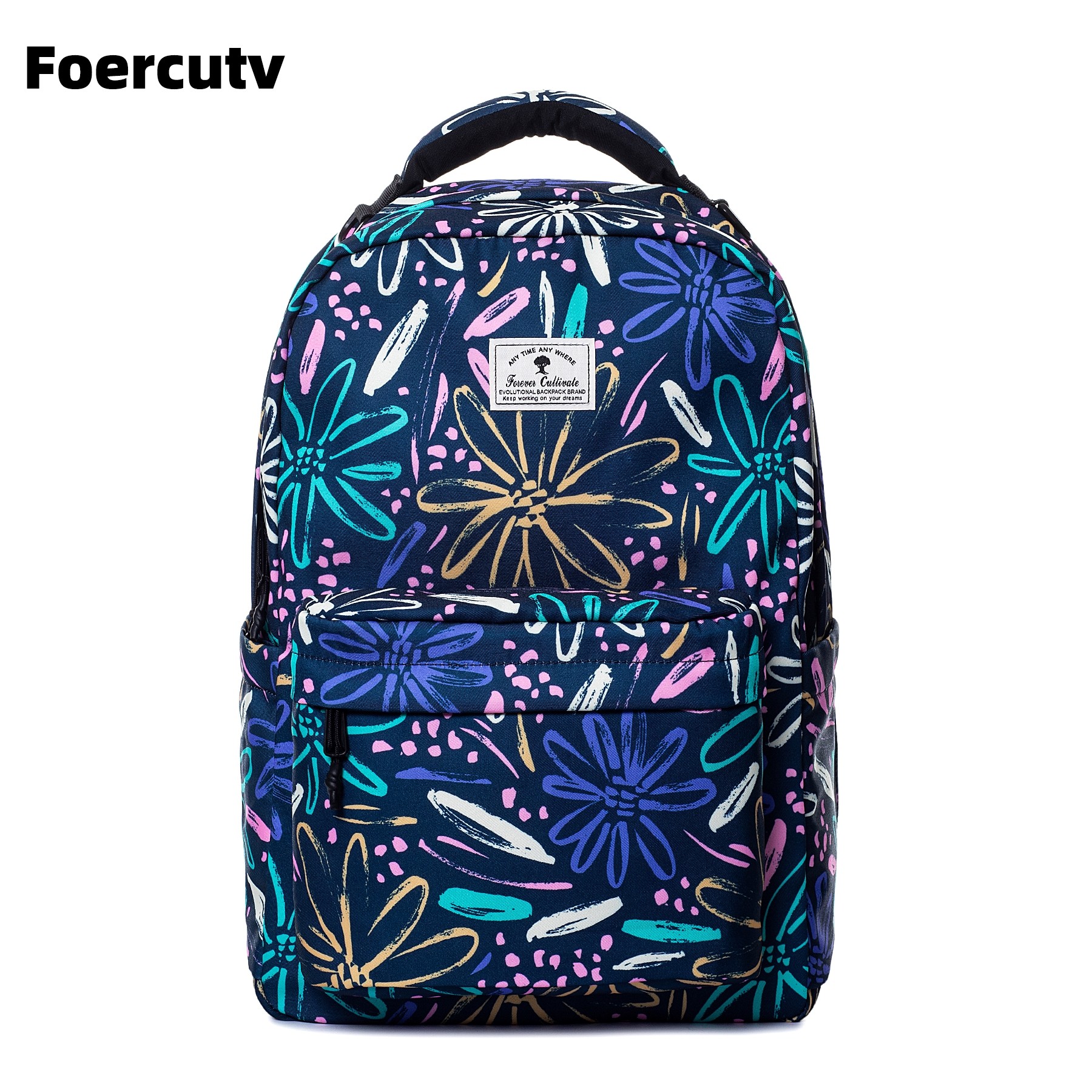 Forever书包女初中生2025新款小众不撞款背包高中生大学生双肩包