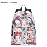 Мультяшный школьный рюкзак, в корейском стиле, для средней школы