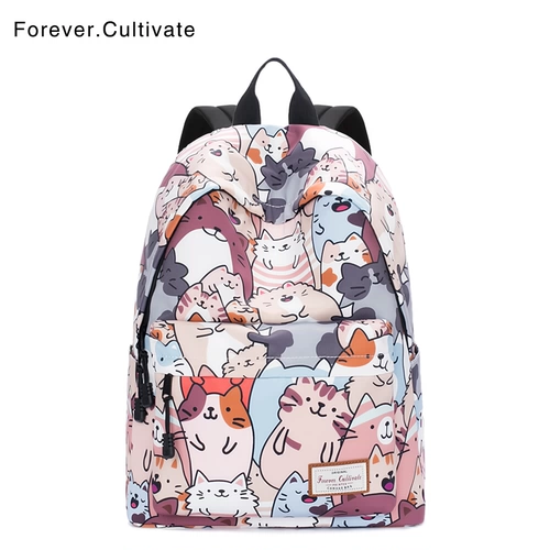 Мультяшный школьный рюкзак, в корейском стиле, для средней школы