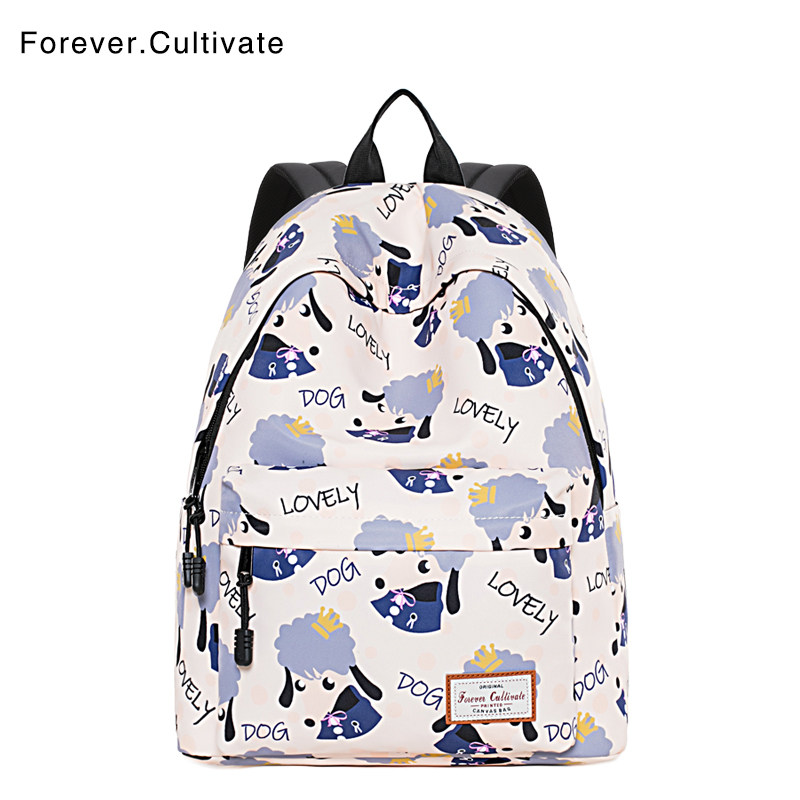 Forever cultivate中学生书包女可爱软妹日系初中生印花双肩背包|ruв категории Сумки, рюкзак - от Buy2taobao.com для оказания профессиональной услуги покупки агента Taobao