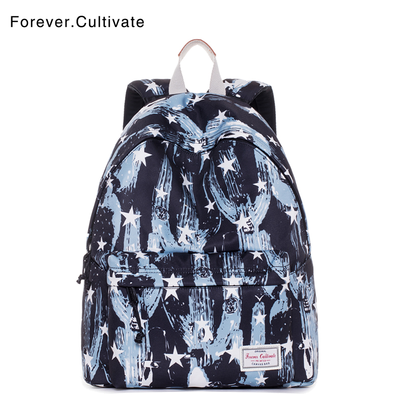 Forever cultivate书包男时尚潮流韩版高中学生旅行背包女双肩包 箱包皮具/热销女包/男包 双肩背包 原图主图