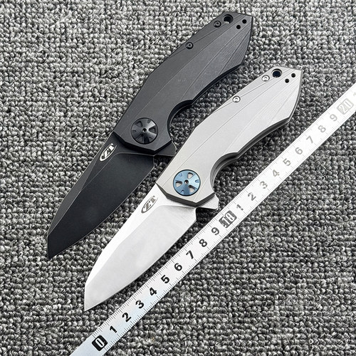 零误差 ZT0456钛合金柄折刀户外野营狩猎战术防身EDC工具刀