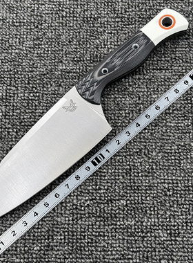 蝴蝶 BM4010BK直刀高硬度家用厨房户外露营多功能便携式工具刀