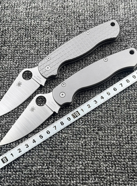 蜘蛛 C81钛合金柄折刀户外野营狩猎战术防身高硬度口袋EDC工具刀