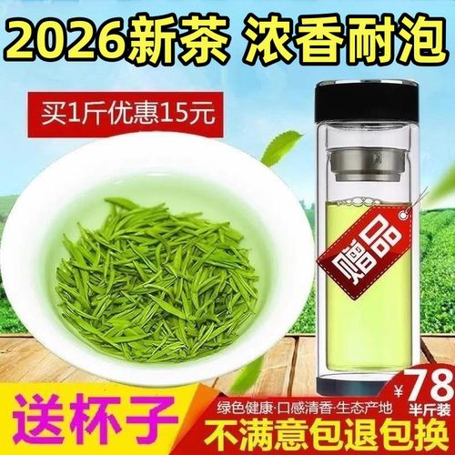 信阳毛尖茶叶特级嫩芽雨前散装