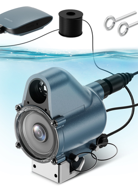 潜鲟 Canfish CF1直播探鱼器可视水下相机水下摄像头高清录像红外