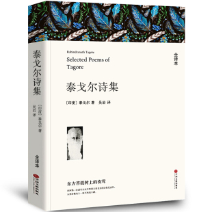 中国文联出版 泰戈尔诗集 世界文学名著含飞鸟集新月集园丁集泰戈尔诗选散文集九年级上册初中生课外阅读必读书籍 原著经典 社wp 正版