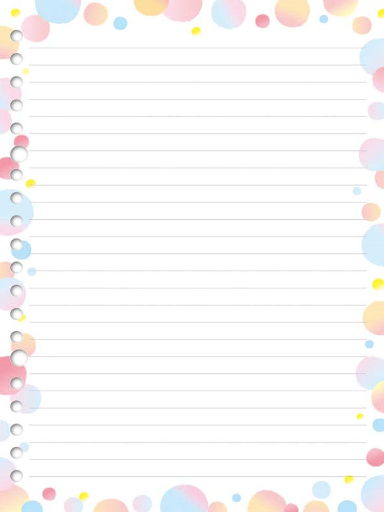 SEASON 대만 사계절 25K20 구멍 가로줄 컬러 그림 루스리프 컬러 레이스 A5 내부 페이지 보충 페이지 교체 코어 사무용품 메모장