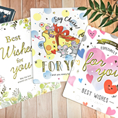 SEASON台湾四季 大开万用卡A3创意集体签名超大尺寸大型贺卡片三折卡附信封