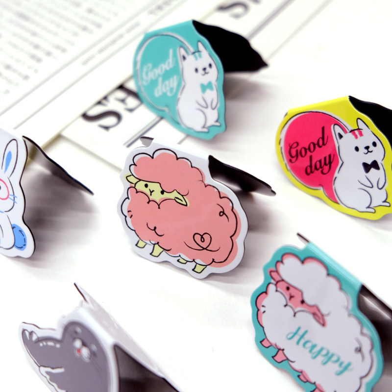 SEASON台湾四季磁性书签创意精美可爱书夹磁铁夹子礼品文具书卡