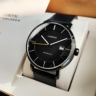 罗宾尼正品 简约情侣对表超薄机械表全自动防水手表男女表品牌