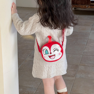 儿童包包2025日系ins风可爱卡通斜跨配饰包小女孩洋气圆饼零钱包