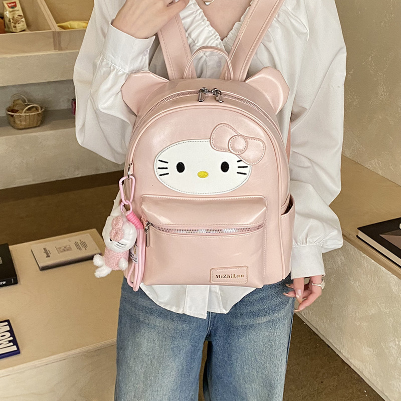 高颜值可爱猫咪大容量背包2026韩版出游女童洋气背包男女童书包潮