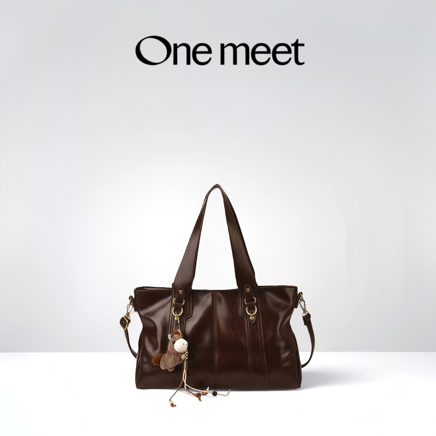 2026新款轻奢托特包包女款大容量通勤包慵懒松弛感单肩包油皮复古,箱包皮具/热销女包/男包,托特包,淘宝优惠券,粉丝福利购,淘宝优惠卷