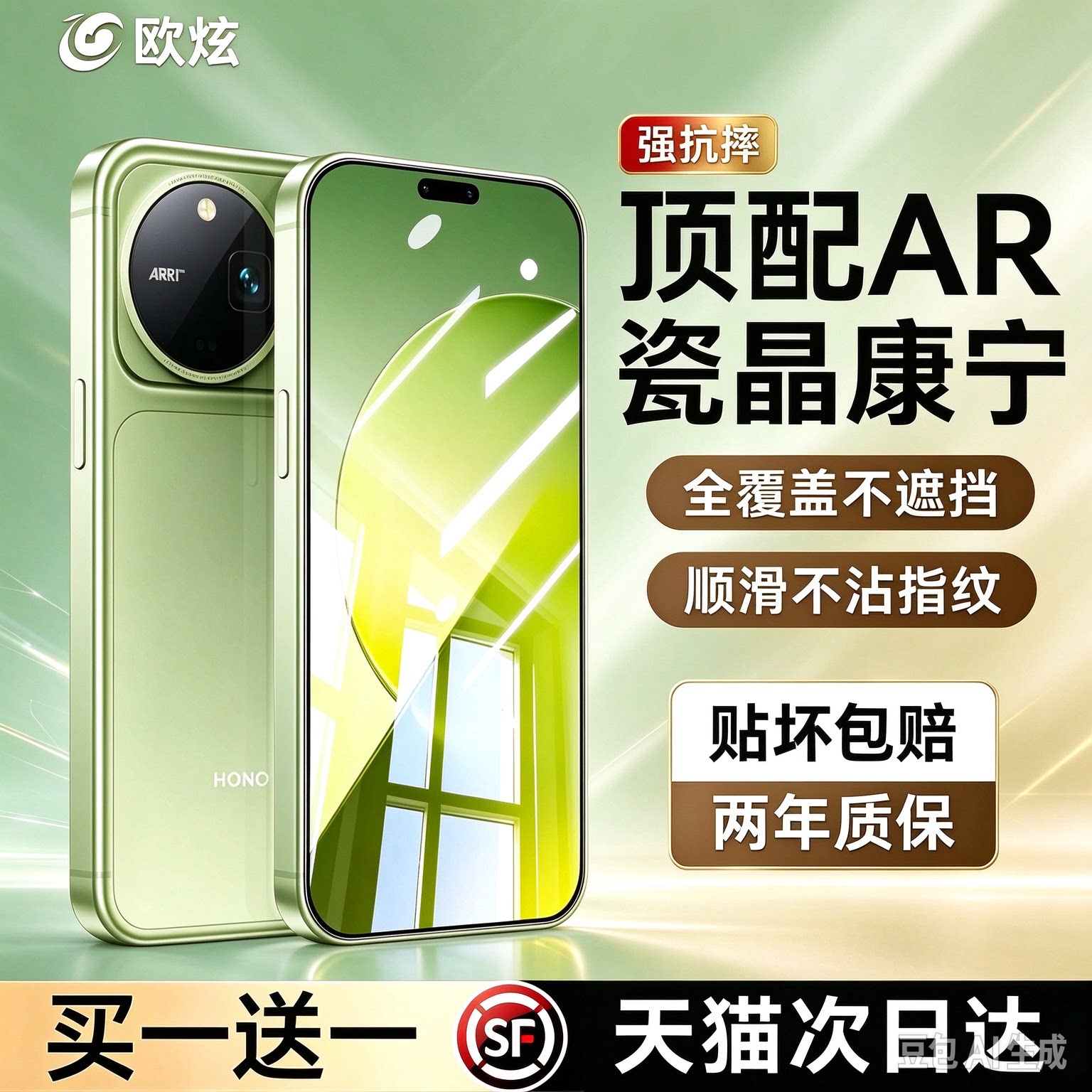 欧炫适用荣耀magic9Promax钢化膜