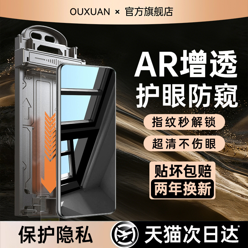 360°防窥膜全屏覆盖不沾指纹