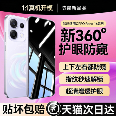 适用oppo全系列360°护眼防窥膜