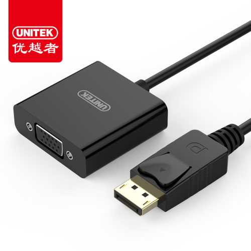 全新正品优越者大dp转vga转换线高清主机显卡投影仪转接线 Y-6339