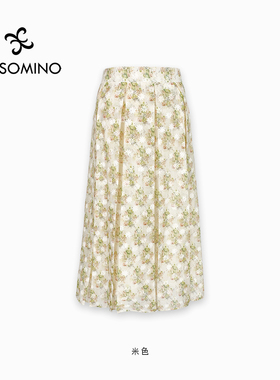 夏半裙米色Y095B29910